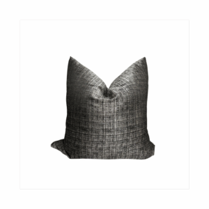 COJIN CANNES BLACK   60x60cm relleno 100% pluma  de ganso