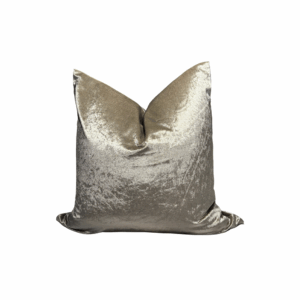 COJIN SNST VELVET gold 60x60cm relleno 100% pluma de ganso