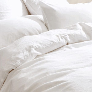 FUNDA DE DUVET TELA BLANCA ALGODÓN  KING + 2 FUNDAS DE ALMOHADA KING